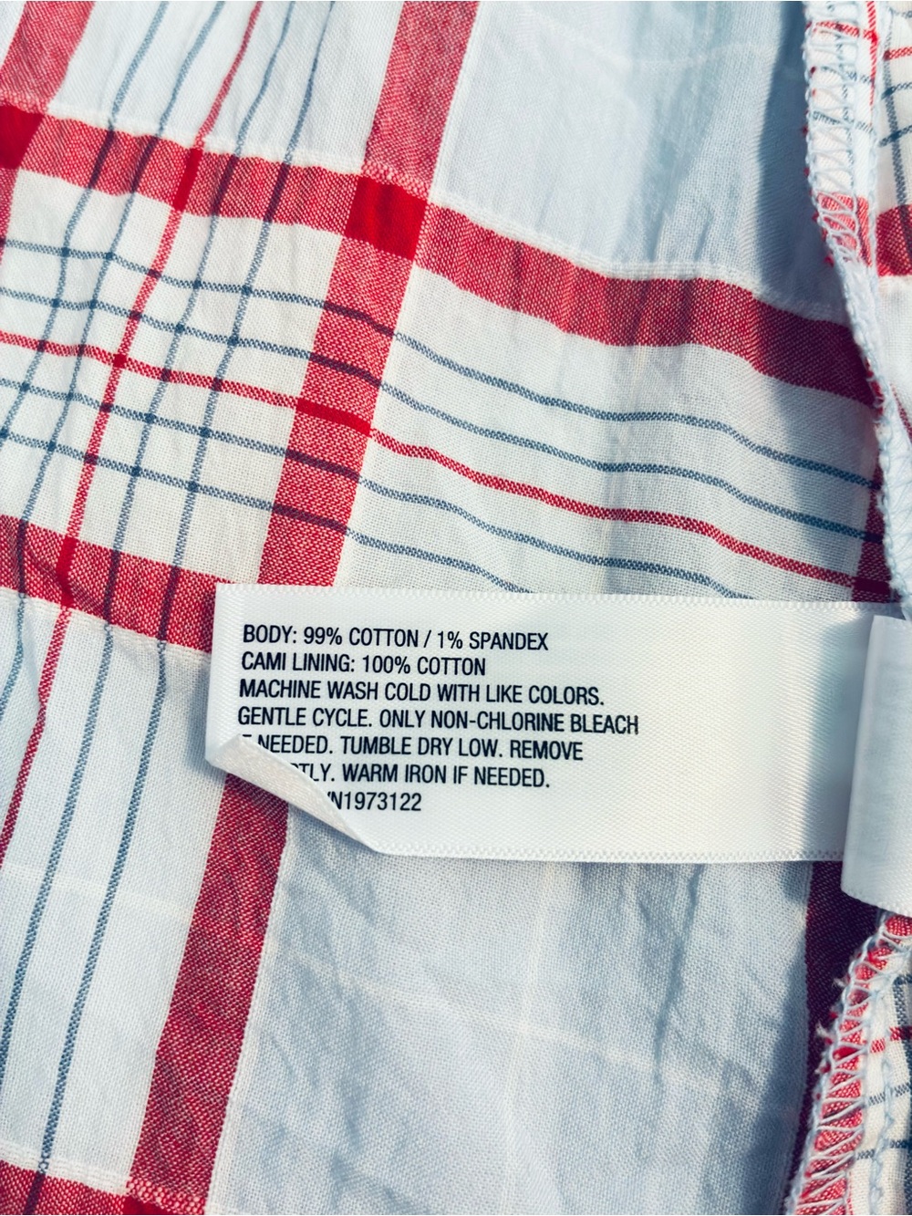 Universal Thread Women's Mini Swing Shift Dress Blue Plaid Size XXL New With Tag - Picture 7 of 7